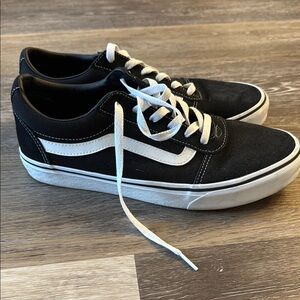 Vans Black and White Sneakers